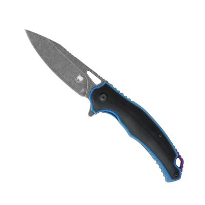 CBTAXLBLGF Couteau Cobratec Knives Axle Blue Lame Acier D2 - Livraison Gratuite