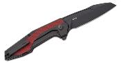 CIVC220113 Couteau CIVIVI Hypersonic Burgundy Lame Tanto Reverse 14C28N Black IKBS -  Livraison Gratuite