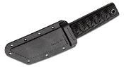 CS17DABKBK Couteau de botte Cold Steel Kyoto Lame Tanto Noir Acier 8Cr13MoV Étui Secure-Ex - Livraison Gratuite