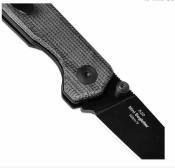 KIV3458RA1 Couteau Kizer Mini Begleiter Lame Tanto Reverse Nitro-V Black - Livraison Gratuite