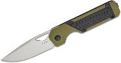 KIV3634SA6 Couteau Kizer Cutlery Mini Militaw Black/GreenG10 Lame Acier Nitro-V - Livraison Gratuite