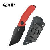 KUB382B Couteau Fixe Kubey Yokai Red Lame Tanto Acier 14C28N Etui Kydex - Livraison Gratuite