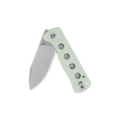 QS150E1 Couteau QSP Canary Jade Folder Lame Acier 14C28N Stonewash IKBS - Livraison Gratuite 