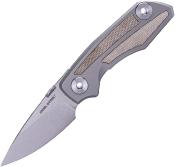 RS7101G Couteau Real Steel Delta 2600 Titane/Micarta Lame Acier S35VN - Livraison Gratuite