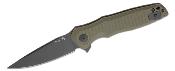 SBSFBL11GR Couteau Spartan Blades POROS OD Green Lame Acier 154CM - Livraison Gratuite