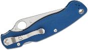 SC36GPCBL2 Couteau Spyderco Military 2 Cobalt Blue Lame Acier CPM-SPY27 Made In USA - Livraison Gratuite