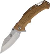 USMA1065TN Couteau Pliant Tactique USMC A/O Tan Lame Tanto Acier Inox - Livraison Gratuite