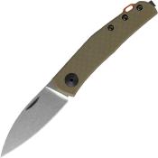 ZT0235OLG10 Couteau Zero Tolerance Olive Lame Acier CPM-20CV Slipjoint Made USA - Livraison Gratuite