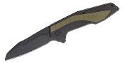 CIVC220111 Couteau CIVIVI Hypersonic OD Green Lame Tanto Reverse 14C28N Black IKBS -  Livraison Gratuite