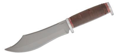 CTK397570HC Couteau Condor Pioneer Bowie Lame Acier Carbone 1075 Etui Cuir Salvador - Livraison Gratuite