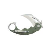 KUB262B Couteau Kubey Mini Wrath Karambit Green G10 Lame Acier 14C28N IKBS - Livraison Gratuite