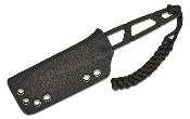 S230951 Couteau de Cou Sencut TEXO Black Lame Reverse Tanto Acier 9Cr18MoV Etui Kydex  - Livraison Gratuite