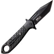 TF1042BK Couteau Semi AUtomatique Tac Force Tactical Black A/O Lame Tanto Acier 3Cr13 - Livraison Gratuite