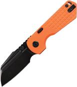 VOSA1305 Couteau Vosteed Hedgehog Orange Lame Acier S35VN Top Liner Lock - Livraison Gratuite