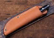 BA99KWMBC Couteau Bark River Kwaiken  Black Lame Acier S35VN Étui Cuir Made USA - Livraison Gratuite