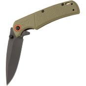 BR0543B Couteau Browning Buckmark Slim Sage Green Lame Acier D2 - Livraison Gratuite