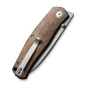 CIVC220073 Couteau CIVIVI Sokoke Brown Micarta Lame Acier 14C28N IKBS - Livraison Gratuite