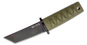 CS17DAODBK Couteau de botte Cold Steel Kyoto OD Lame Tanto Noir Acier 8Cr13MoV Étui Secure-Ex - Livraison Gratuite