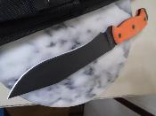 RN9421OM Couteau de Survie Ranger Knives Night Stalker 7 Lame Acier Carbone 5160 Etui Nylon Made USA - Livraison Gratuite