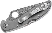 SC11TIPD Couteau Spyderco Delica 4 Damas Lame Damas VG10 Manche Titane Made Japan - Livraison Gratuite