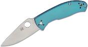 SC122TIBLP Couteau Spyderco Tenacious Blue Titane Lame Acier 8Cr13MoV - Livraison Gratuite