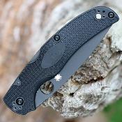 SC244PSBBK Couteau Spyderco Native Chief Lightweight Lame Acier CTS-BD1N Combo Black Made USA - Livraison Gratuite