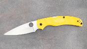 SC244PYL Couteau Spyderco Native Chief Lightweight Salt Yellow Lame Acier CPM-MagnaCut Made USA - Livraison Gratuite