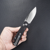 SRM168LGB Couteau SRM Knives 168L-GB Black Lame Acier D2 IKBS Ambi Lock IKBS - Livraison Gratuite