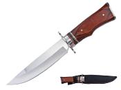 STT22044 Couteau S-Tec Bowie Lame Acier 3Cr13 Etui Nylon - Livraison Gratuite