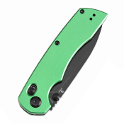 T1001V1 Couteau Tenable Kryo Green Lame Acier 14C28N Cross Bar Lock - Livraison Gratuite