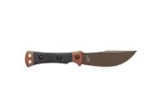 TPWC01 Couteau TOPS Woodcraft Micarta Lame Acier Carbone 1095 Etui Cuir Made USA - Livraison Gratuite