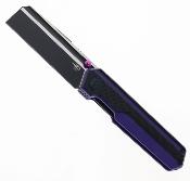 BTKG54D Couteau Bestech Tardis Black/Purple Lame Acier D2 Black/Satin IKBS - Livraison Gratuite