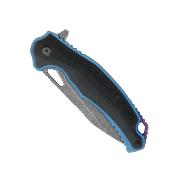 CBTAXLBLGF Couteau Cobratec Knives Axle Blue Lame Acier D2 - Livraison Gratuite