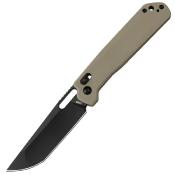 J1947BDE Couteau CJRB Bellona Desert Lame AR-RPM9 Black Tanto IKBS - Livraison Gratuite