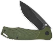 QS122B2 Couteau QSP Raven Green Lame Acier D2 IKBS Clip - Livraison Gratuite