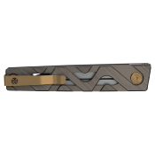 RKEP878AK Couteau Ruike P878 Bronze Lame Acier 14C28N IKBS - Livraison Gratuite