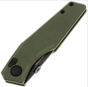 RS7142GB Couteau EDC Spectrum Green G10 Lame Acier Nitro V Black IKBS - Livraison Gratuite