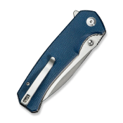 S240253 Couteau SENCUT Skarnax Blue Micarta Lame Acier 9Cr18MoV IKBS - Livraison Gratuite