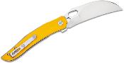 VOSA1102 Couteau Vosteed Griffin Yellow G10 Lame Hawkbill Acier 14C28N Yellow IKBS - Livraison Gratuite