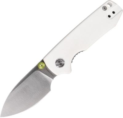 VOSA3603 Couteau Vosteed Raccoon Cub White Lame Drop Point Acier 14C28N IKBS - Livraison Gratuite