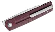 ATZ1849PDRC Couteau ArtisanCutlery Sirius Burgandy Lame Acier S35VN IKBS - Livraison Gratuite