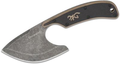 BR0323B Couteau Browning Cutoff Camp Skinner Lame Acier 9Cr14MoV Etui Nylon - Livraison Gratuite