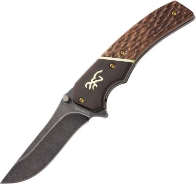 BR0392B Couteau Browning Hunter Series Lame Clip Point Acier 440C Liner Lock - Livraison Gratuite