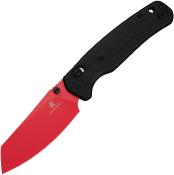 BTKMK06F Couteau BESTECHMAN CICADA'S WING Black Lame Acier 10Cr15MoV Red B-Lock - Livraison Gratuite