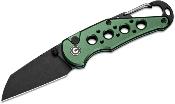 CIVC23062B3 Couteau CIVIVI Pragma Green Lame Acier Nitro-V Blackwash Carabiner/Bottle Opener IKBS - Livraison Gratuite