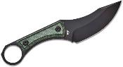 KG004A2 Couteau Kansept Niko Green Lame Acier D2 Blk Etui Kydex - Livraison Gratuite