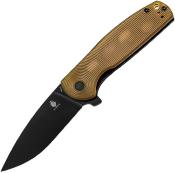 KIV3471A3 Couteau Kizer Gemini Ultem Lame Acier Nitro-V Black IKBS - Livraison Gratuite