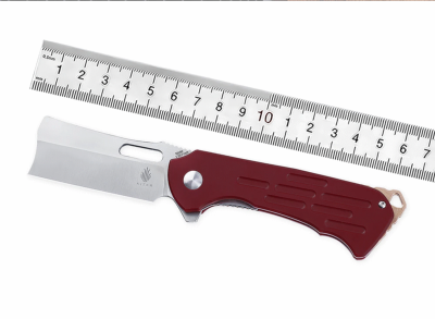 KIV3574N2 Couteau Kizer Quatch Red G10 Lame N690 - Livraison Gratuite