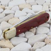 KS4383RB Couteau Kershaw Culpepper Red Bone Slip Joint Lame Acier D2 - Livraison Gratuite