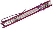 KT1015V10 Couteau Pliant Kansept Main Street Purple Lame Wharncliffe Acier 154CM Crossbar - Livraison Gratuite